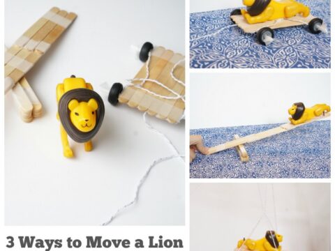 Image for Simple Machines Challenge for Kids - 3 Ways to Move a Lion