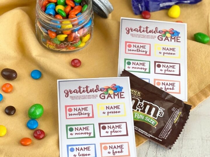 Image for Gratitude Game Free Printable Thanksgiving Activity